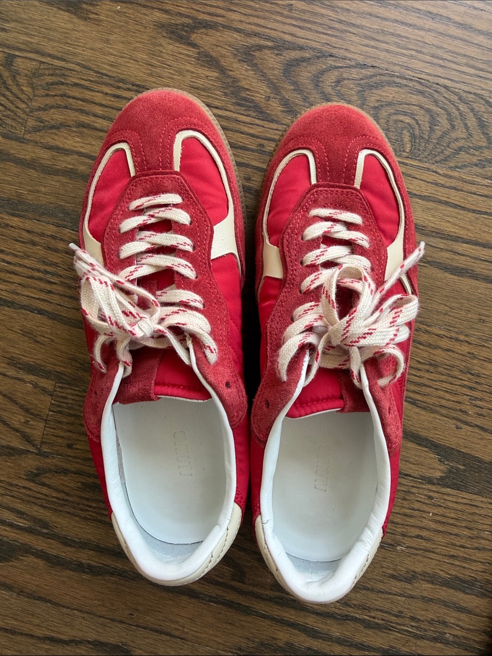 Alohas Tb.490 Rife sheen red leather sneakers EU 41 - Picture 2 of 11